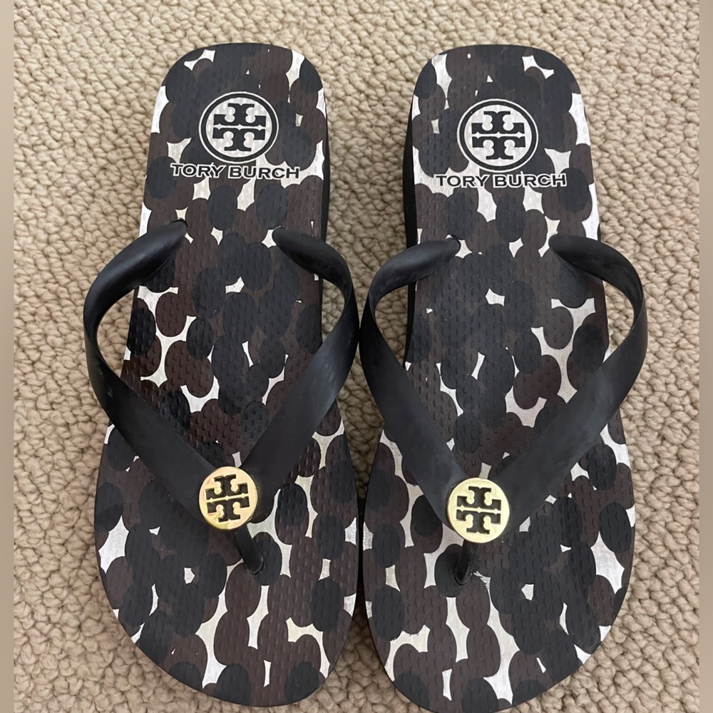 Tory Burch platform flip flops